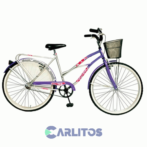Bicicleta Futura Urbana Rod.26" Full Dama Carolina Con Cubrepollera