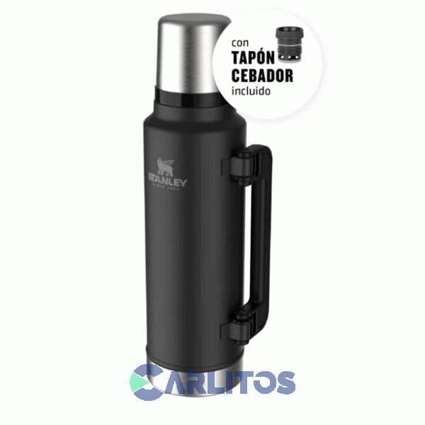 Termo De Mate Stanley Legendario Clásico XL 1.4 Litros Negro