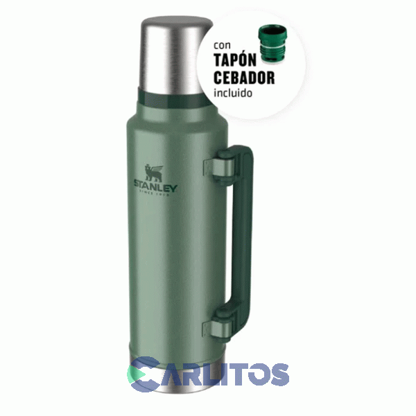 Botella Térmica Stanley Classic Neverleak Verde