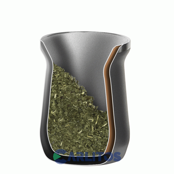 Mate Waterdog Legendario Clásico 240 Ml Zoilo240gm Verde