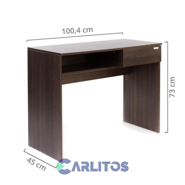 Escritorio 1 Cajón 1.00 Mts Platinum Tabaco