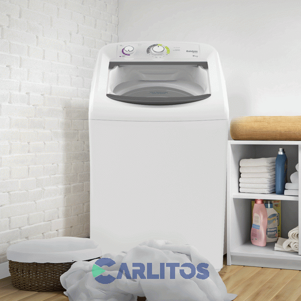 Lavarropa Carga Superior Eslabón De Lujo 7 KG - 750 RPM Blanco Ewh07ab