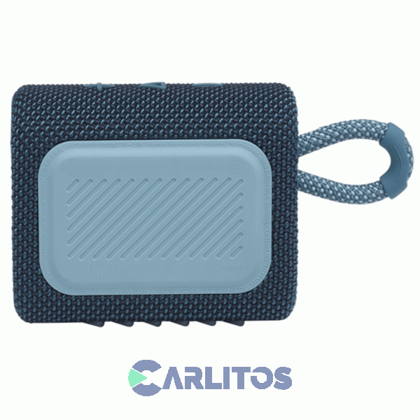 Parlante Portátil JBL Con Bluetooth Y Batería Go 3 Azul