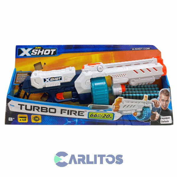 PISTOLA LANZA DARDOS BLANDOS TURBO FIRE 7055