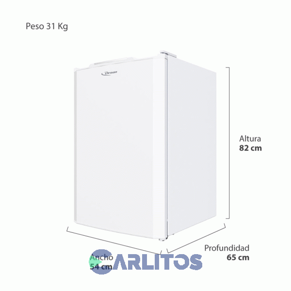 Heladera Bajo Mesada Drean 120 Litros Blanca Hdr120f00b