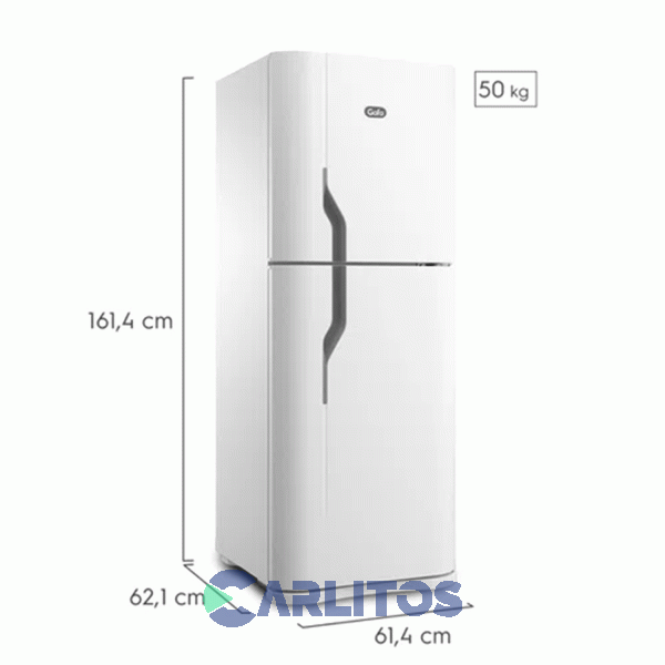 Heladera Con Freezer Gafa 334 Litros Blanca Hgf378afb