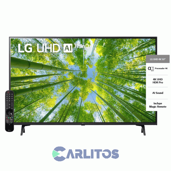 Smart TV Led 50" 4K Ultra HD Lg 50uq8050psb
