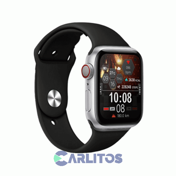 Reloj Inteligente Tressa Malla Silicona Negra Sw-163/bk