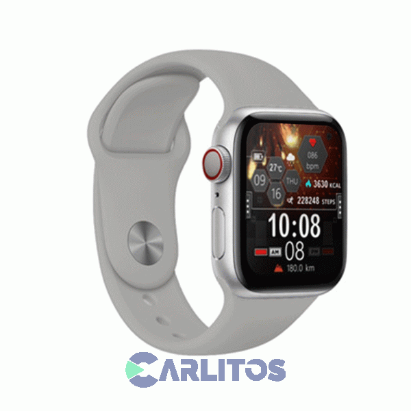 Reloj Inteligente Tressa Malla Silicona Gris Sw-163/gy