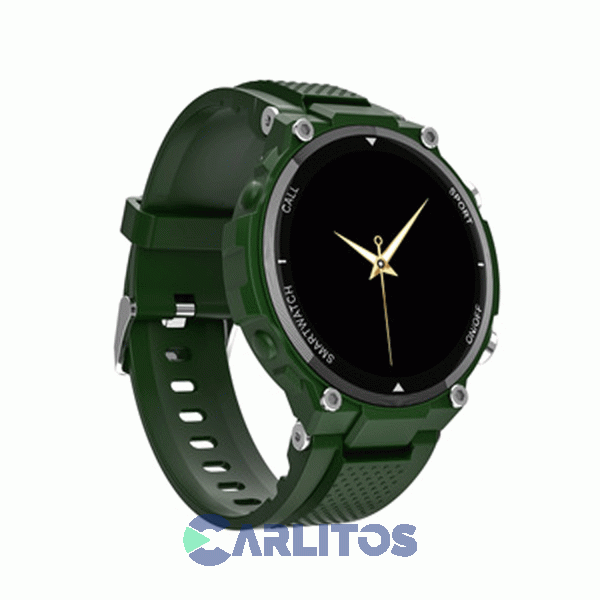 Reloj Inteligente Tressa Malla Silicona Verde Sw-175/gn