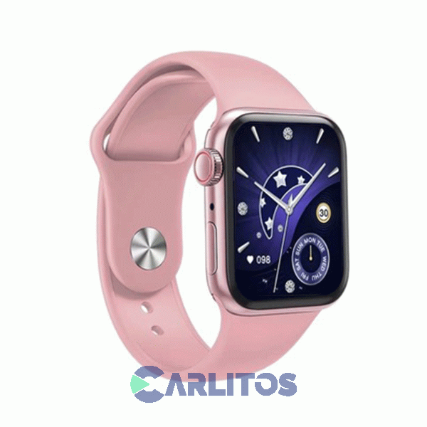 Reloj Inteligente Tressa Malla Silicona Rosa Sw-170/pk