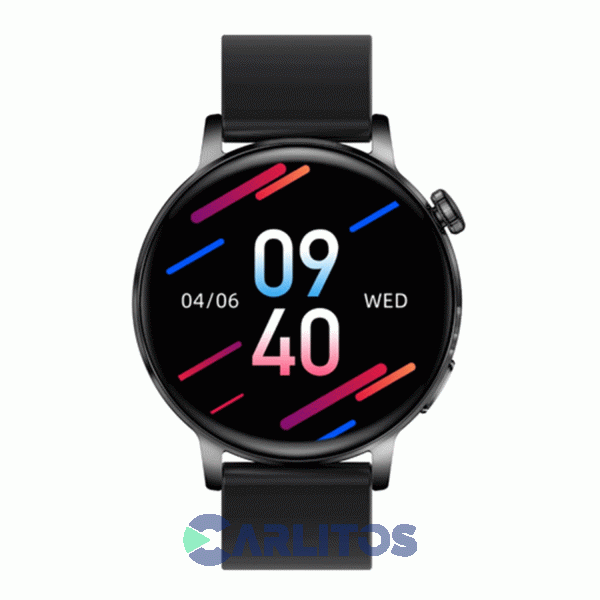 Reloj Inteligente Smart Kassel Malla Silicona Negro Sk-sw2405b