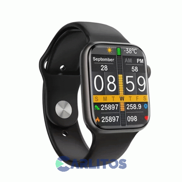 Reloj Inteligente Smart Kassel Malla Silicona Negro Sk-sw2404b