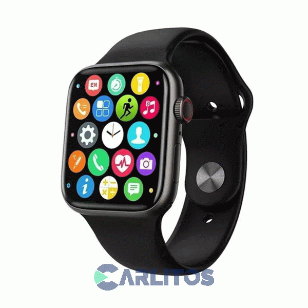 Reloj Inteligente Smart Kassel Malla Silicona Negro Sk-sw2404b