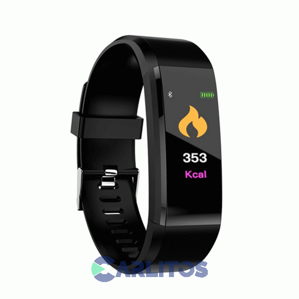 Reloj Inteligente Smart Kassel Malla Silicona Negro Sk-fb2401b