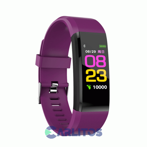 Reloj Inteligente Smart Kassel Malla Silicona Violeta Sk-fb2401p