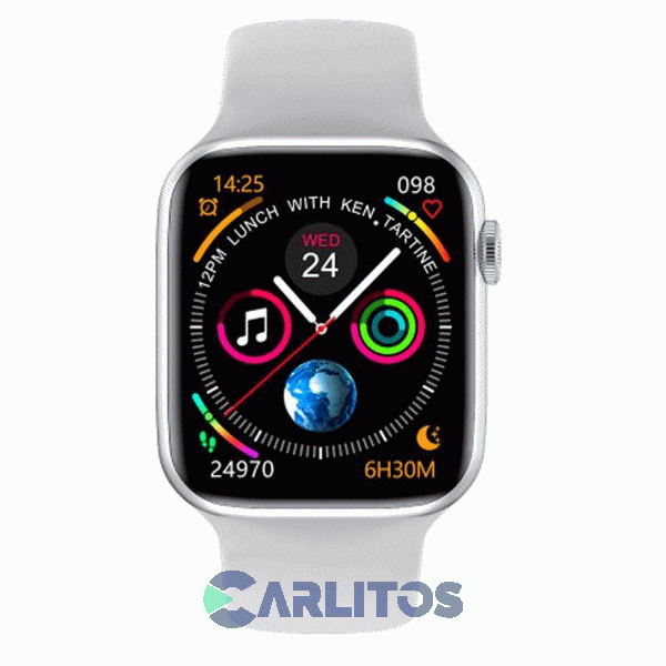 Reloj Inteligente Smart Kassel Malla Silicona Blanco Sk-sw2404w