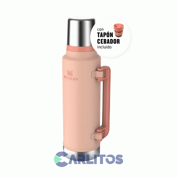 Termo De Mate Stanley Legendario Clásico XL 1.4 Litros Rosa