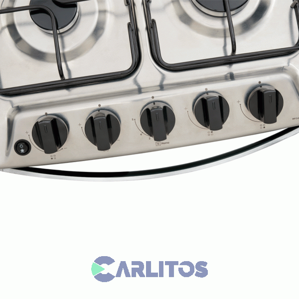 Cocina A Gas Whirlpool 51 CM Acero Inoxidable Multigas Wfo4nbr