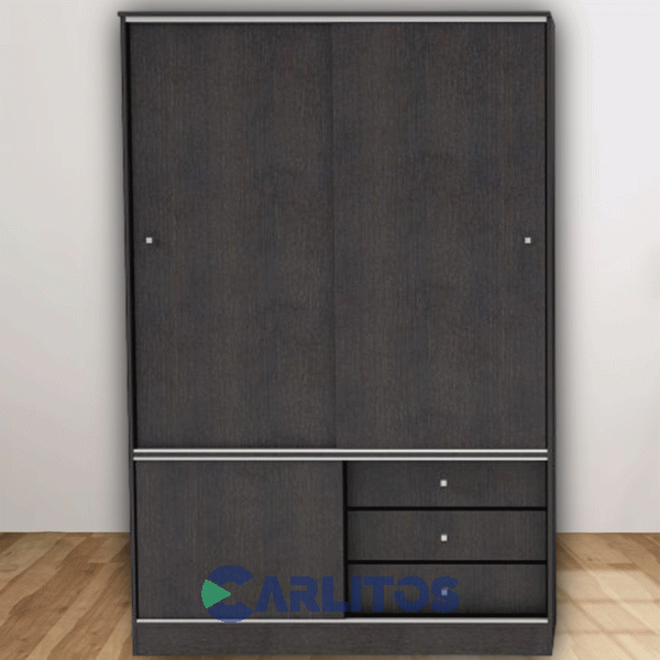 Placard 1.40 Mts Puertas Corredizas Wengue