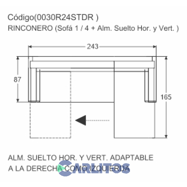 Sofa Rinconero Missana Frontera Living
