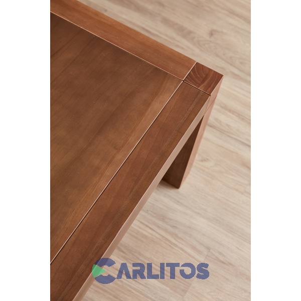 Mesa Ratona Rectangular Contemporánea 1.20 Mts Genoud Paraíso Roble