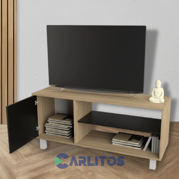 Mesa De Tv 55" Tables Olmo Finlandés y Negro