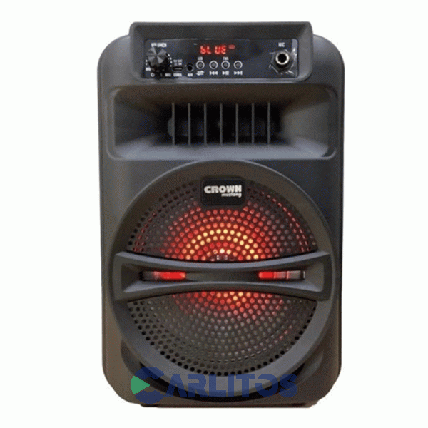 Parlante Torre Crown Mustang Con Bluetooth Y Batería Djs-620bt