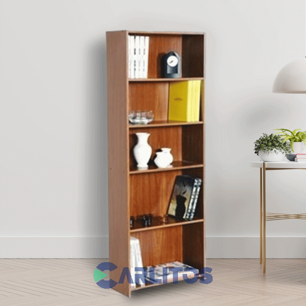 Biblioteca 5 Niveles Platinum Roble