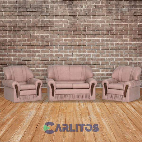 Juego De Living Olimpia 2 Cuerpos Color Living Grupo 3