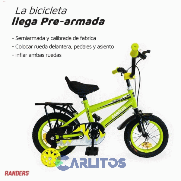 Bicicleta Cross Randers Rodado 12" Bke-120-a