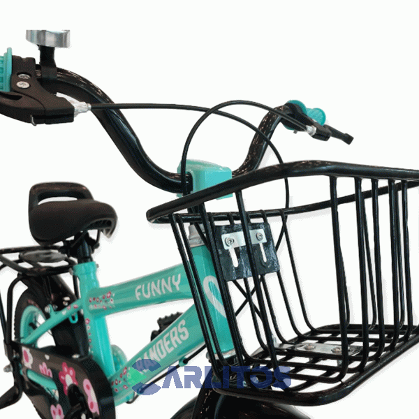 Bicicleta Randers Paseo Rod.12" Bke-121-a Verde