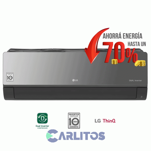 Aire Acondicionado Split Dual Inverter Lg Art Cool 5200 Watts S4-w18klrpa