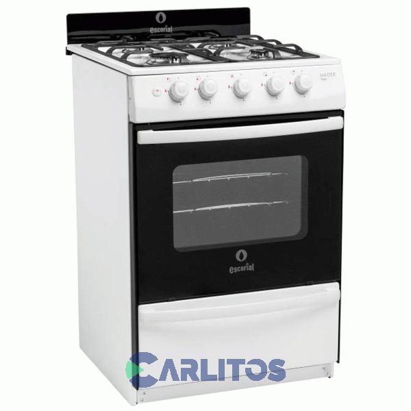 Cocina A Gas Escorial 56 CM Blanca Multigas Master Style