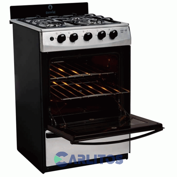 Cocina A Gas Escorial 56 CM Inoxidable Multigas Master Style