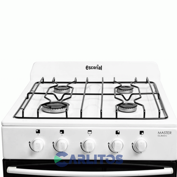 Cocina A Gas Escorial 56 CM Blanca Gas Natural Master S2