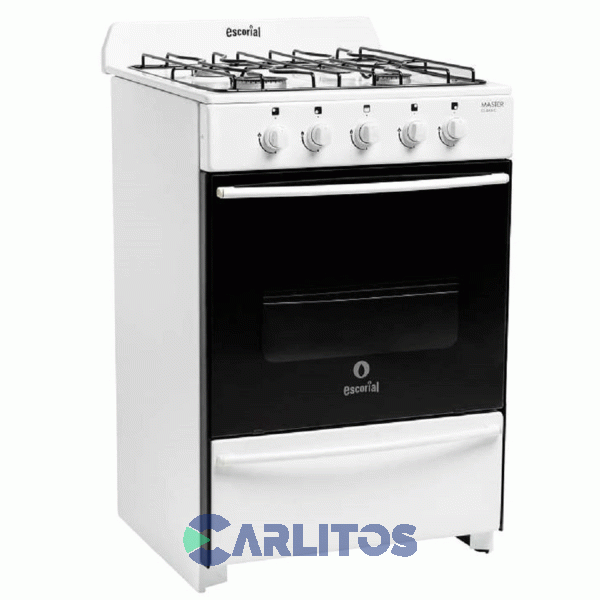 Cocina A Gas Escorial 56 CM Blanca Gas Envasado Master S2