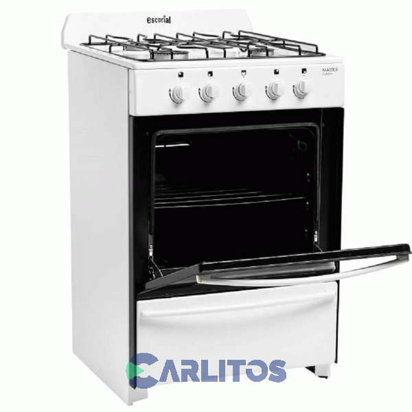 Cocina A Gas Escorial 56 CM Blanca Gas Envasado Master S2