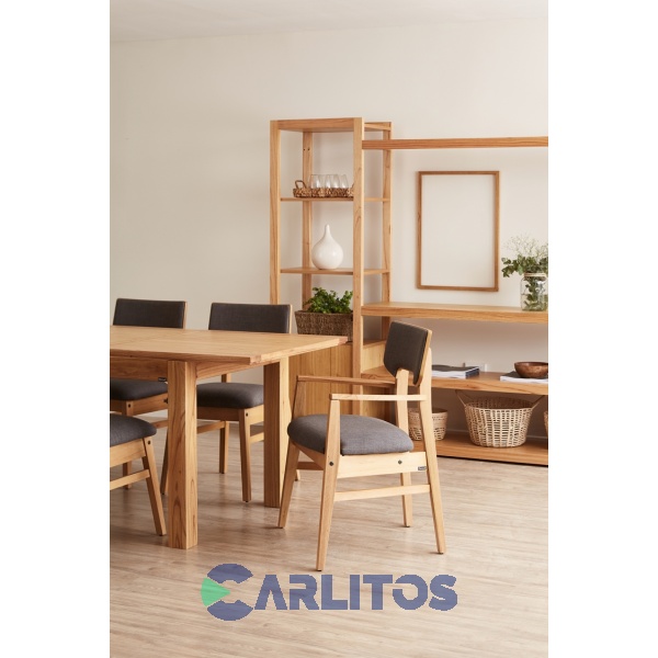 Mesa Extensible Contemporánea 1.55 Mts a 2.15 Mts Genoud Paraíso Castaño