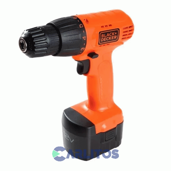 Taladro Atornillador Black-Decker 10 Mm Inalambrico 12 V Cd121k