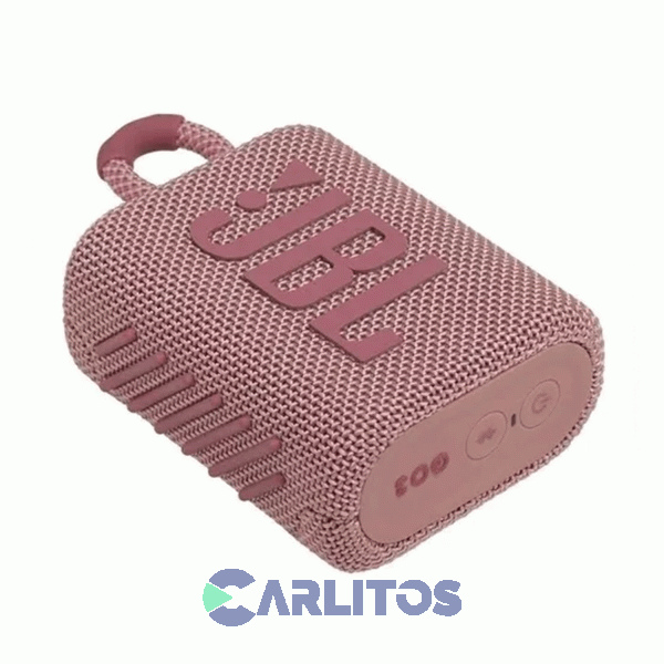 Parlante Portátil JBL Con Bluetooth y Batería Go 3 Rosa