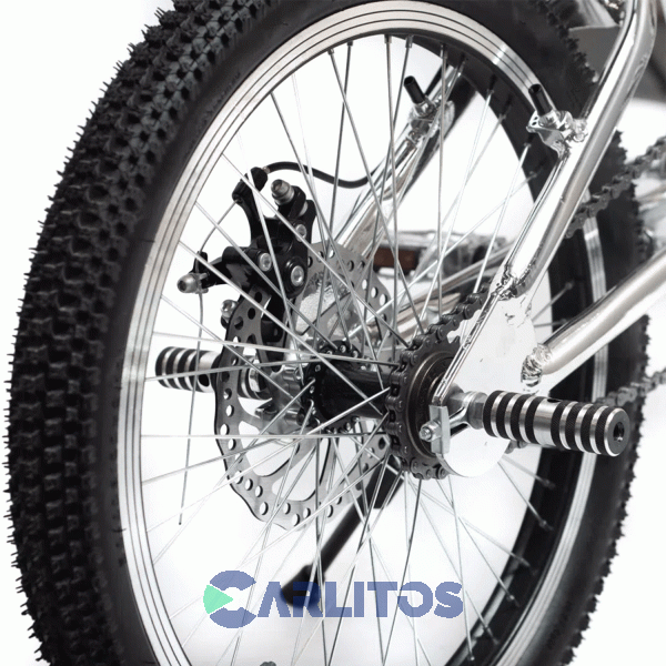 Bicicleta Randers R 20" Freestyle Twirly Aluminio Cromado