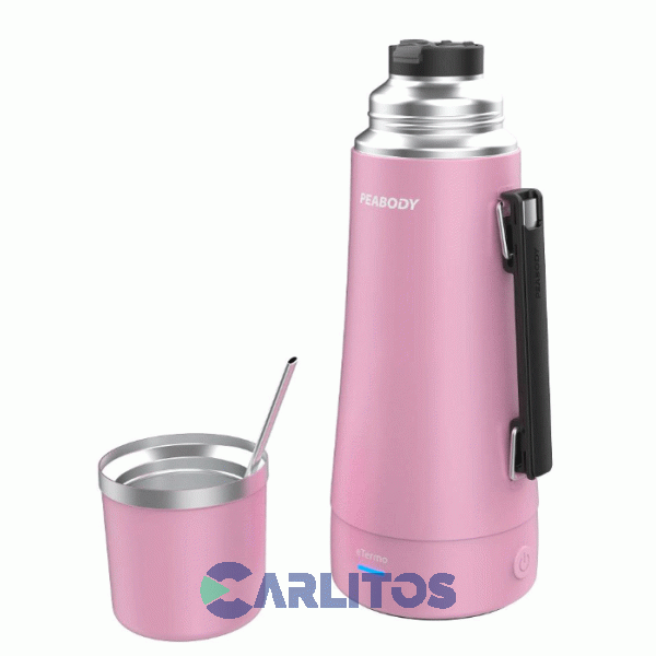 Termo De Mate Eléctrico Peabody 1 Litro Pe-et1001p Rosa