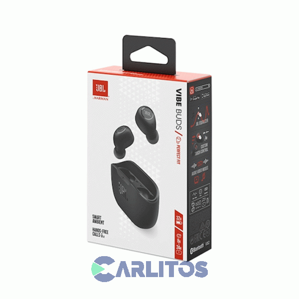 Auricular Bluetooth JBL Negro -Jblwbudsblkam