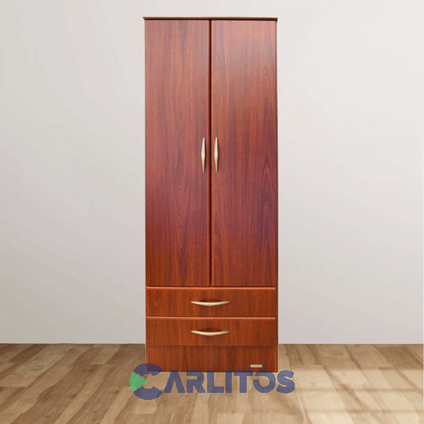 Placard 0.62 Mts 2 Puertas 2 Cajones Platinum Cedro