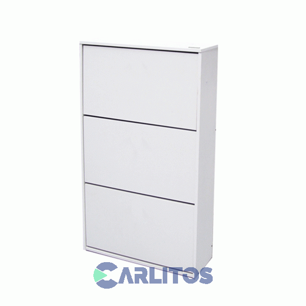 Zapatero 3 Puertas Platinum Blanco Veta