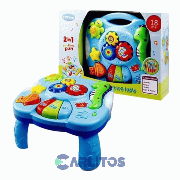 Mesa Didáctica Zippy Toys Musical Acuario Con Luz