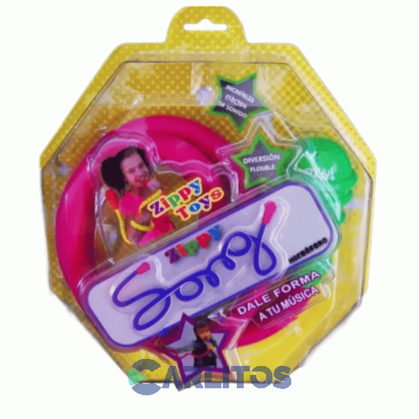 Micrófono Zippy Toys Flexible Con Efectos Sonoros