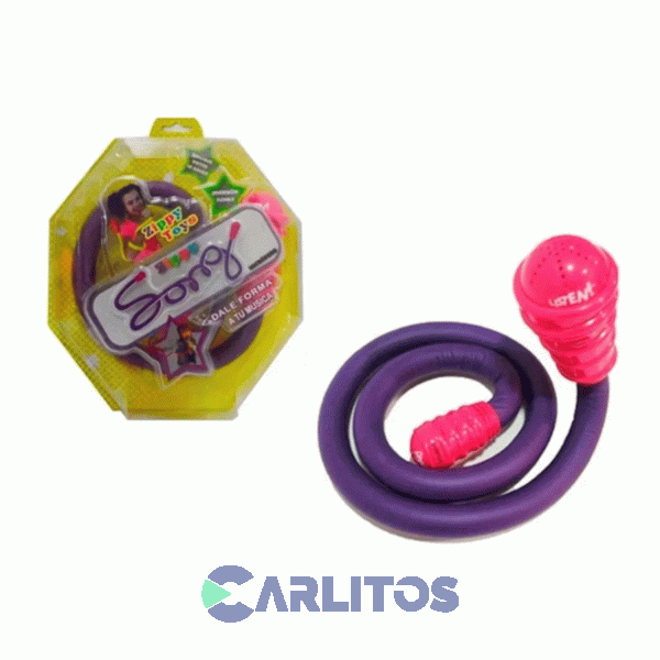 Micrófono Zippy Toys Flexible Con Efectos Sonoros