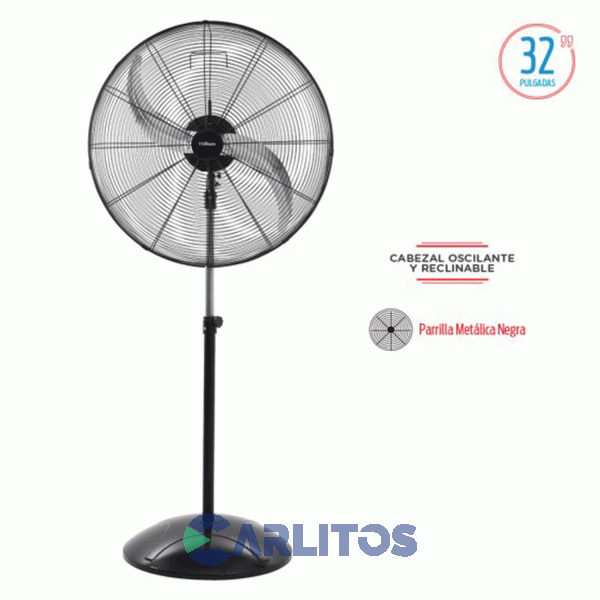 Ventilador De Pie Industrial Liliana 32" - 2 Aspas Metálicas Vpi32